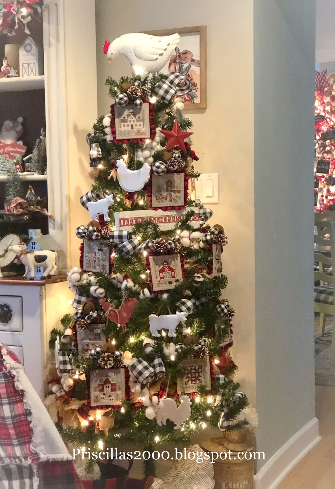 Farmhouse tree topper deals
